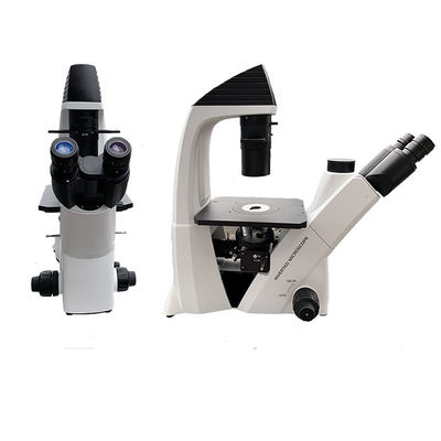 中国 100 - 400X生物的LEDの顕微鏡の光学系逆にされたTrinocular サプライヤー